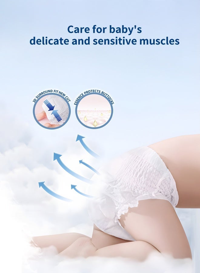 YOULI Baby Pants Diapers 【Super Pack】XXXL Size 6 (15+ kg) Effectively prevents diaper rash  34 Diapers - Image 4